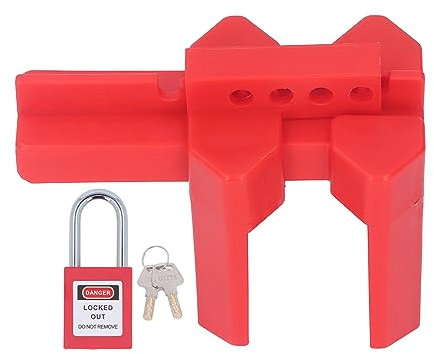 Kugelhahn-Verriegelungs-Sicherheitsschloss-Set, 38 Mm, Dn50, Dn8, für Pom-Pom-Kugelverriegelungs-Kugelhähne