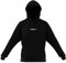 adidas Mujer Essentials Linear Fleece Hoodie, Black/White, XL