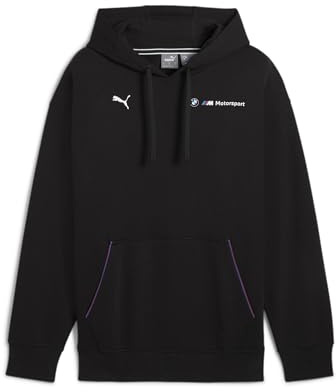 PUMA Herren BMW MMS ESS+ Hoodie Fleece Hoodies, PUMA Black,