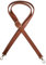 Verstellbarer Schultergurt, Tasche Schultergurte Gurt Riemen, Frauen PU-Leder Schulterriemen Taschenriemen, Verstellbarer Schulterriemen für Alle Arten Taschen, Längenverstellbarer 70-130cm (Braun)