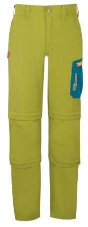 Trollkids Kids Preikestolen Double Zip-Off Pants 164, pear Green