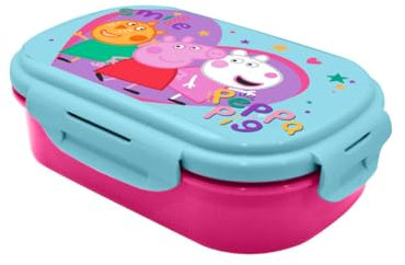 My sweety pop - Brotdose - Lunchbox - für Kinder - Krippe - Kindergarten - Schule - Urlaub - Mahlzeit - 21 cm - Besteck - Löffel - Geschenkidee - BPA-frei