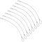 DIYEAH 8 pièces Câble de Verrouillage Inoxydable Ajustable Lot pour Portes et Clôtures Système de Traction Sécurisé et Durable Installation Facile et Flexible