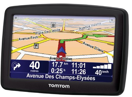 Tomtom XL Special Black Edition 2009 EU T Navigationssystem inkl. TMC (10,9 cm (4,3 Zoll) Display, 42 Länder)