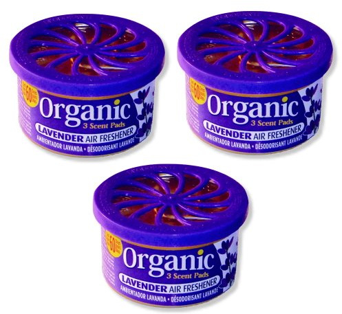 3 Dosen Organic Can Duftdose Autoduft - Lavendel lavender