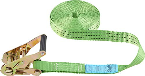 Connex Zurrgurt - Einteilig - 8 m x 38 mm - 3000 kg maximale Belastbarkeit - Mit Spannratsche, ohne Haken - Aus Polyester / Spanngurt / Ladungssicherung / Ratschengurt / DY270603