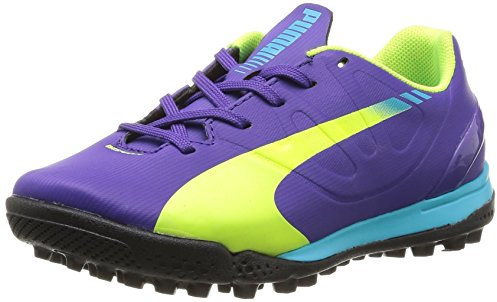 Puma Evospeed 4.3 TT Jr, Scarpe da Calcio Bambino, Viola (Violet (Prismviolet/Yellow/Blue), 28