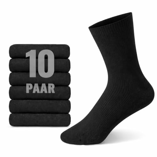 Cocain underwear 10 | 20 | 30 | 50 | 100 Paar schwarze Damen Herren Socken Marken-Socken 100% Baumwolle Gr. 35 bis 50 Baumwollsocken