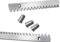 4 metros cremallera de acero cincado 30 x 12 con separadores y tornillos para motor de puerta o cancela corredera, estandar compatible con cualquier marca de motor