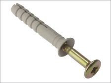 CONCEPT4U® 10 Hammer Fixing Nylon Plug M6 x 40mm Wall Window Door Frame Bolt Fix DIY Repair Brick