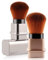 Vtrem Lot de 2 Pinceaux de maquillage Pinceau à blush Fard à joue Brosse à Poudre Rétractable Argent et Or