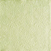 Ambiente 60 Stück Elegance Dinner Serviette - geprägt - 40 x 40 cm + 1 Luftballon Karloon ' Alles Gute' gratis - pearl green pearl grün