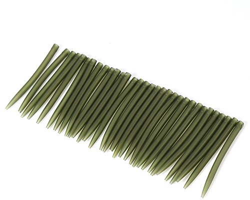 Angelschnur zum Ausrichten, Karpfen, Haken, Haare, Ausrichtung, Anti-Ärmel, Verbindungsstück, Angelzubehör (dunkelgrün)
