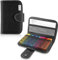 Tabtime Black Pill/Tablet Wallet, Weekly 7 Day Pill Box Organiser with 28 Compartments for Vitamins, Supplements and Medication