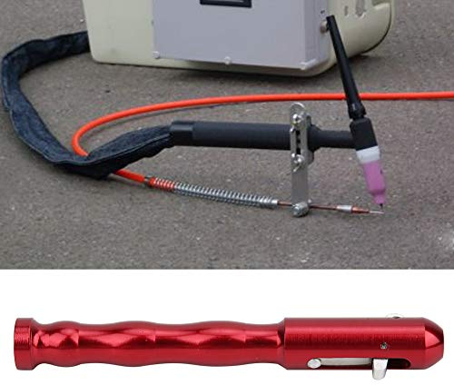 TIG-Schweißdraht – WIG-Schweißdraht, Vorschub-Stift, Finger-Feeder, Schweißstabhalter, Füllmaterial für 1,0–3,2 mm Schweißdraht, 13 x 1,5 cm, Rot