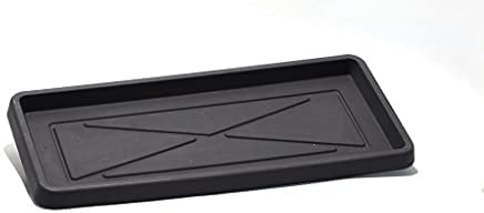 Soucoupe rectangulaire étroite en résine cm. 100 Antracite