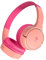 Belkin SoundForm Mini, cuffie wireless per bambini con microfono integrato, headset on-ear per didattica a distanza, scuola e viaggi, compatibili con iPhone, iPad, dispositivi Galaxy e altro- Rosa