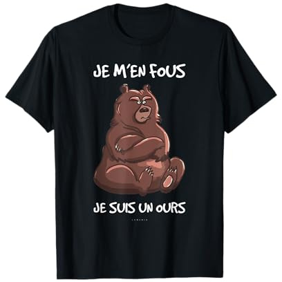T-Shirts Animal Je suis Un Ours Humour Cadeau Humoristique T-Shirt