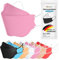 TubeRoo FFP2 Lot de 5 masques en forme de poisson Rose Fabriqué en Allemagne Avec bandes souples pour les oreilles