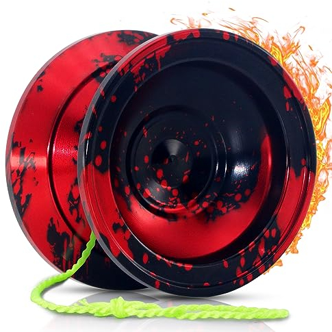 FETESNICE Yoyo Professionnel pour Enfants 8-12, yoyo réactif pour débutants, yoyo Non réactif pour Adultes avec Gant, Sac et 10 Cordes
