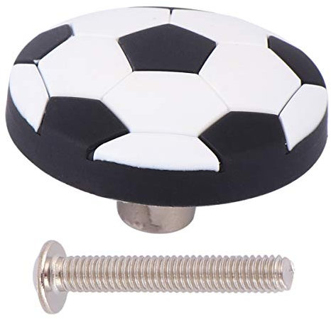 Beavorty 4 Pcs Cabinet Handle knob Drawer Handles Wardrobe Football Cabinet knobs Drawer pulls Soccer knobs Door knob Simple Child Pill Door
