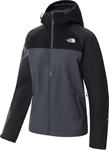 THE NORTH FACE NF00CMJ059Q W STRATOS JACKET - EU Jacket Damen Vanadis Grey-Black-Asphalt Grey Größe M