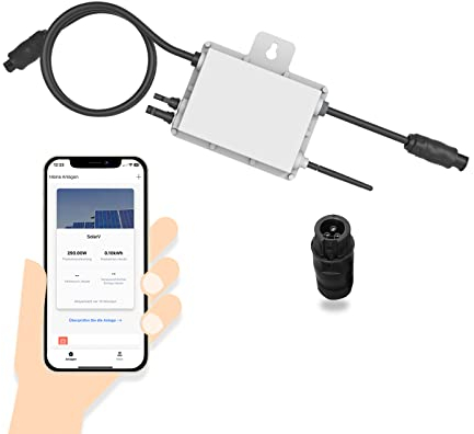 enjoy solar Deye Micro onduleur DC 20 V-60 V vers AC 220 V-230 V, Module WiFi intégré, Indice de Protection IP67, idéal pour Les centrales électriques de Balcon et Les Mini systèmes photovoltaïques