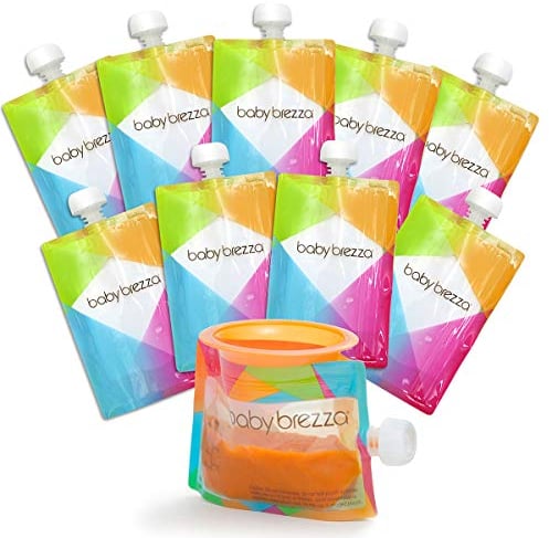 10 Gourdes Réutilisables Baby Brezza