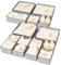 Homsorout Foldable Drawer Organiser Clothes - 12 Pack Fabric Wardrobe Drawer Dividers Storage Box Dresser Draw Cubes for Baby Clothing, Socks, Underwear, Ties, Bedroom
