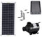 Jzoowar Bomba de Agua Solar de 50W 800L/H DC12V Bomba de Agua Solar de Bajo Ruido para Riego de Jardín Familiar