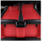 Auto Fußmatten Kunstleder-Auto-Bodenmatte für Kia für Sportage 2011 2012 2013 2014 2015 2016 2017 2018 2019 2020 2021 2022 2023 fussmatten Auto(Red 5 seat)