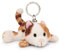 NICI 62132 Porte-clés, Motif De Chat Porte-Bonheur, 10 cm, Marron, Compagnon Fidèle pour Sac À Dos Ou Sac, pour Petits Et Grands