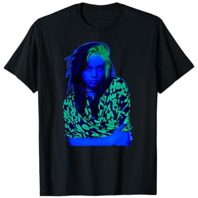 Offiziell Billie Eilish Musik Merch für Fans Indie Pop Soul T-Shirt