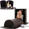1200W Dôme Sauna Infrarouge Lointain,Capsule Sauna à Couverture Complète à 360 Degrés Avec Oreiller,Sauna Professionnel Extra Large Avec Tapis Infrarouge Avec Pierres Tourm,Brown