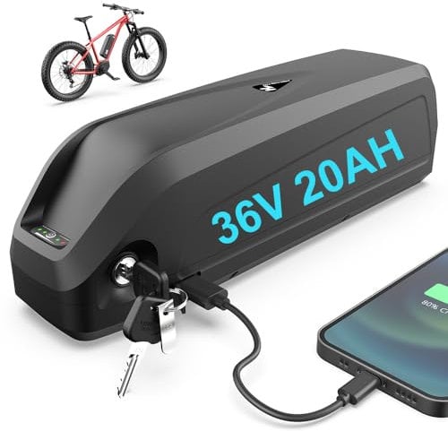 (UK Warehouse) Hailong Ebike Battery 36V 20AH LG-cell with BMS and Charger for 36V 500W 250W Ba-fang Motor and Ebike Conversion Kit
