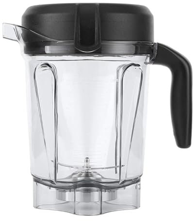 Transparent 64-Ounce Blender Container Clear Blender Container with Blade Lid - Compatible with Vitamix - Blender Jar