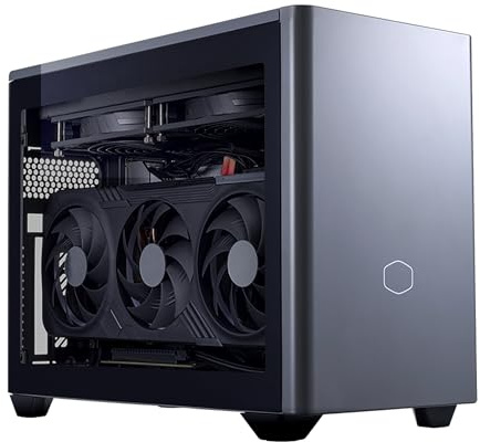 Cooler Master NR2 Pro Mini ITX – AMD RYZEN 7 7800X3D 4.2 GHz (5.0 GHz Turbo) | Gigabyte RTX 5070 12GB & B650I AORUS Ultra | 32GB DDR5 6000MHz | 2TB Gen4 M.2 | WiFi | Windows 11 | 280mm AIO Gaming PC