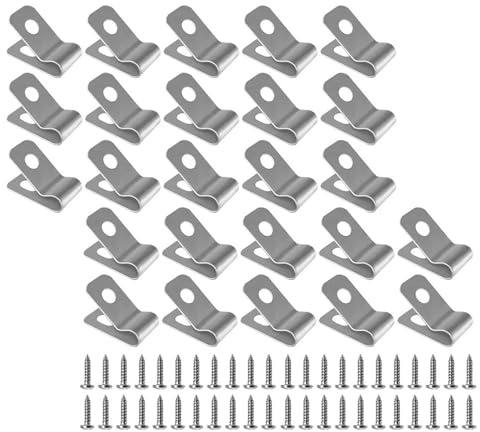 200 stücke Edelstahl Draht Wiederverwendbare Zaun Befestigungen Heavy Duty Klemmen for Vieh Farm Zäune Mesh Für Holzzaun