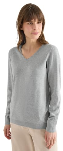 Cecil Damen Langarm Pullover mit Rippdetail