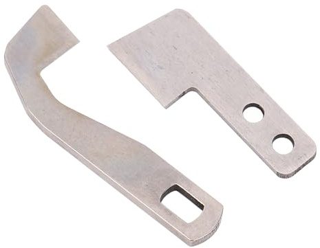 Rengue Máquina de Coser Juego de Cortador Superior Inferior Cuchillas de Repuesto de Acero G1075 G1076 Corte Preciso Fácil Reemplazo para Alcantarillas Domésticas para 14T957DS 14T967DC Coverlock