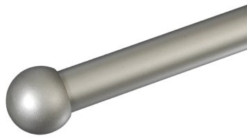Liedeco Endstück für Gardinenstangen Kugel Power, ø 20 mm, 1 STK Aluminium