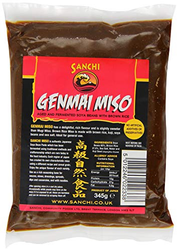 Sanchi Genmai Miso 345 g (Pack of 3)