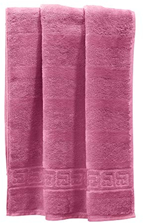 Cawö Handtuch 1001 Noblesse Walk-Frottier rosa Größe 50x100 cm
