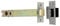 Architectural Double Sprung Tubular Latch 100mm Satin Stainless Steel