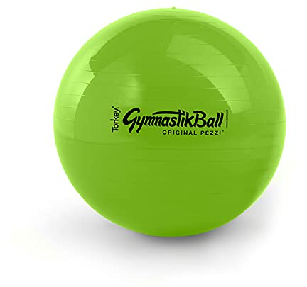 PEZZI - Gymnastikball Original Pezziball Standard 53cm Ø – Sitzball für Therapie, Sport & Büro - Universeller Trainingsball aus robustem PVC belastbar bis 400 kg – Apfelgrün