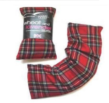 Herbal Microwave Heat Cushion Tartan Wheat bag Pain Reliever Fragranced Lavender