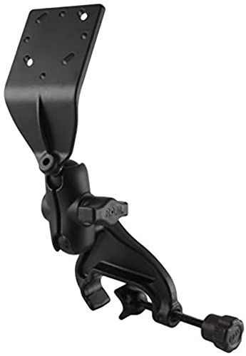 RAM Mounts (RAM-B-125U-A) Yoke Clamp Mount With Short Double Socket Arm And Angled Extension Plate