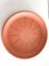 SOUCOUPE ROUND VASE festonné «argile» Ø 43x6H cm. X POT Ø 50 cm.