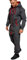 Amaci&Sons Herren Overall Jumpsuit Jogging Onesie Trainingsanzug Camouflage 3004 Anthrazit/Rot S