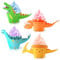 HOWAF Dinosaur Cupcake Wrappers Toppers(48Pack), Little Dino Cupcake Toppers Cake Table Decorations Party Supplies for Boys Kids Birthday Party Decor Favors-Tyrannosaurus Monoclonius Triceratops